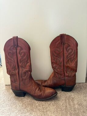 Women’s Brown Leather Western Cowboy Boots